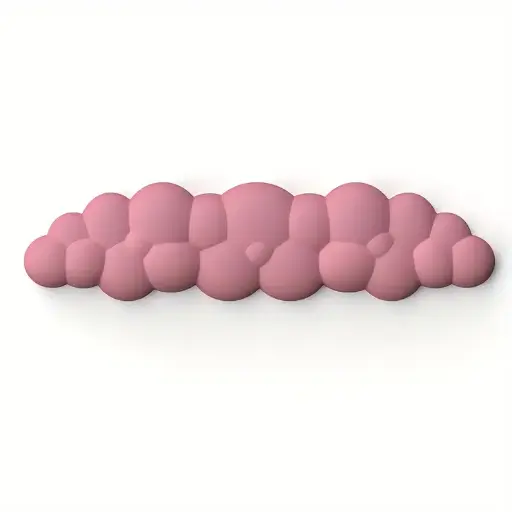 Morandi Cloud Keyboard Wrist Rest 
