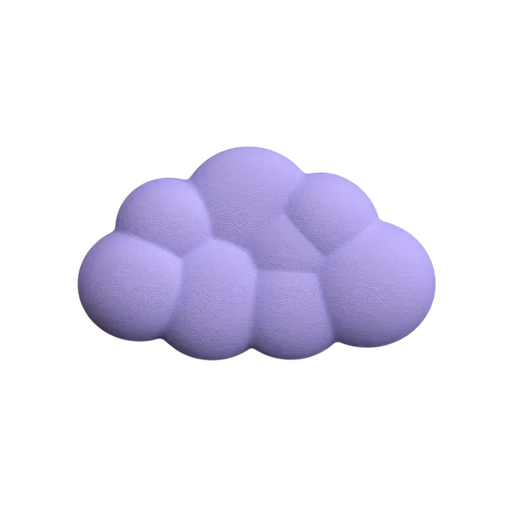Purple Cloud Mouse Wrist Rest 
