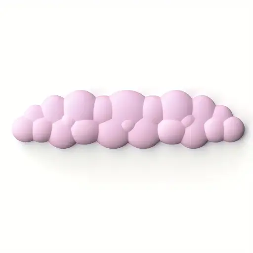 Pink Cloud Keyboard Wrist Rest