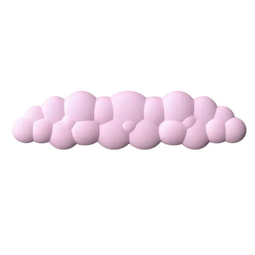 Pink Cloud Keyboard Wrist Rest