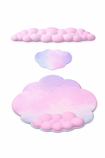 Stand Mouse and Keyboard 3-in-1 Pastel Pink