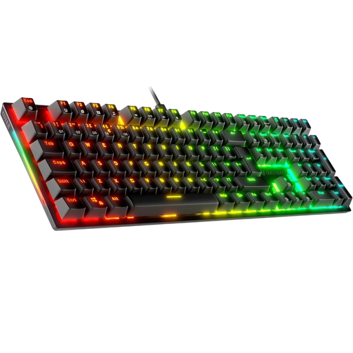OVERSTEEL KOVAR SERIES RGB MECHANICAL GAMING KEYBOARD BLUE SWITCH 