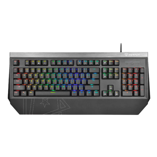 VERTUX Tantalum Precision Pro Mechanical Gaming Keyboard uses BLUE switches (AR/EN)