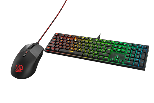 GAMING KEYBOARD OVERSTEEL & MOUSE AOC COMBO 