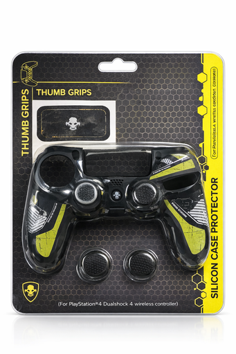 PS4 Controller Silicone Case with Thumb Grips