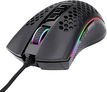 Redragon M988 Storm Elite 16,000 DPI Lightweight RGB Gaming Mouse, 85g Ultralight Honeycomb Shell, 