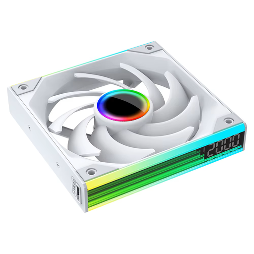 Jungle Leopard Star-Link 120 White-forward ARGB PC Blade Case Fan 800 - 2300RPM±10%