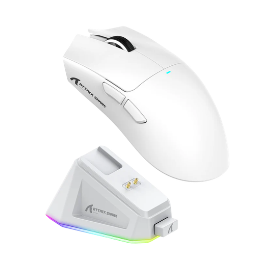 ATTACK SHARK X11 Wireless Gaming Mouse WHITE