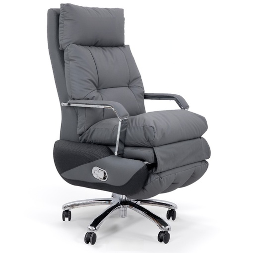 Electric Recliner Chair with Power Footrest and Rechargeable Battery for a Smart and Integrated Comfort Experience MH7338 Grey