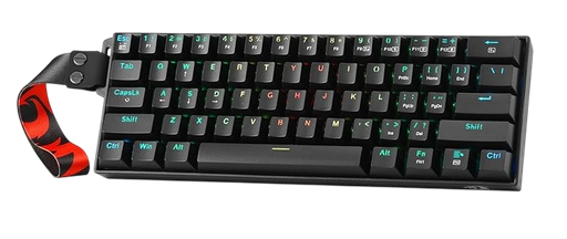 Redragon Wireless Gaming Keyboard RGB Custom Linear Dragon Chant Switches Carrying Strap | K530 Pro K530RGB-PRO-P