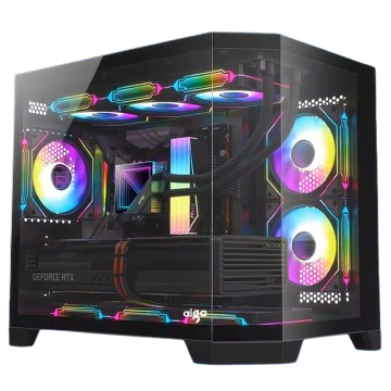  Case Tortox prism Neo B Mid Tower BLACK 6 FANS RGB