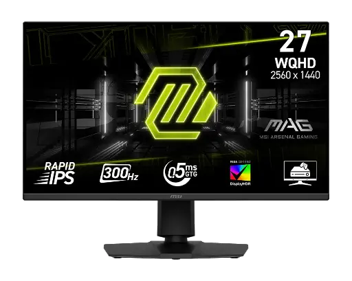Msi 27" 2K 300Hz 0.5ms GTG IPS MAG 275QPF X30 Gaming Monitor (حصرياً لدى قيمز ستور)