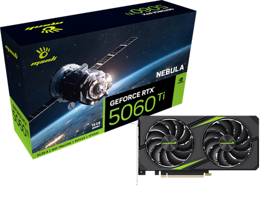 GeForce RTX5060Ti 16GB DDR7 Manli Nebula 