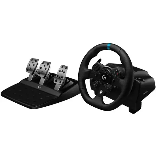OPEN BOX - Logitech G923 Racing Wheel with Pad Black For Xbox ,PC (Without Box )