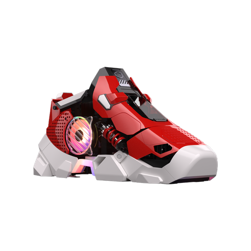 Cooler Master Sneaker X Mini-ITX Case, MF120 Halo Pre-Installed Fan, Flux 360 Special Edition Pre-Installed Radiator, SFX 850W Gold Pre-Installed PSU, 2.5" SSD, Red | ABK-SXNN-S38L3-R1