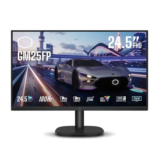 Cooler Master 24.5" 180Hz, 1ms, IPS Gaming Monitor (Supports PS5) Adaptive Sync | CMI-GM25FP-UK