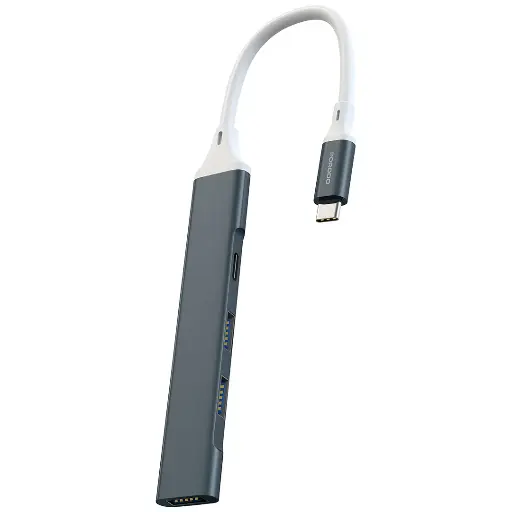Porodo Play-X 4 IN 1 Type C Hub - Grey-PDFWCH097GY