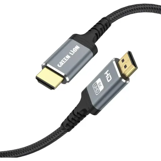 Green Lion 8K HDMI Cable 2.1 Version with 48Gbps Bandwidth & 3m Length - Black