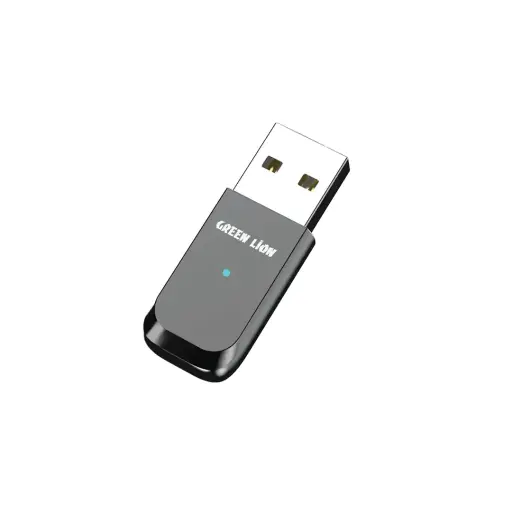 {GNBLTADAPBK} Green Lion Zinc Alloy Shell Bluetooth 5.3 Adapter - Black