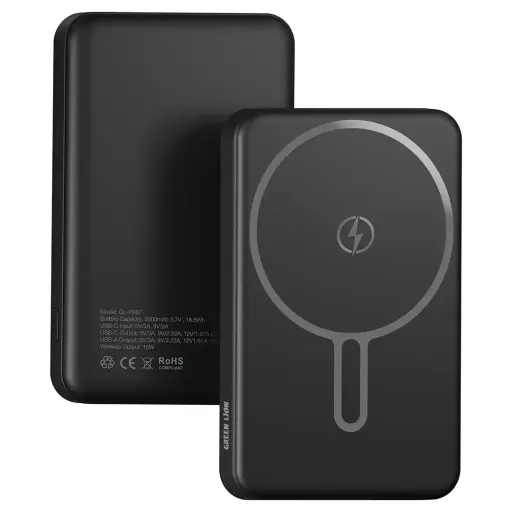 Green Lion MALAGA 10000mAh Power Bank PD 20W - Black {GNMAL10KPBBK} 