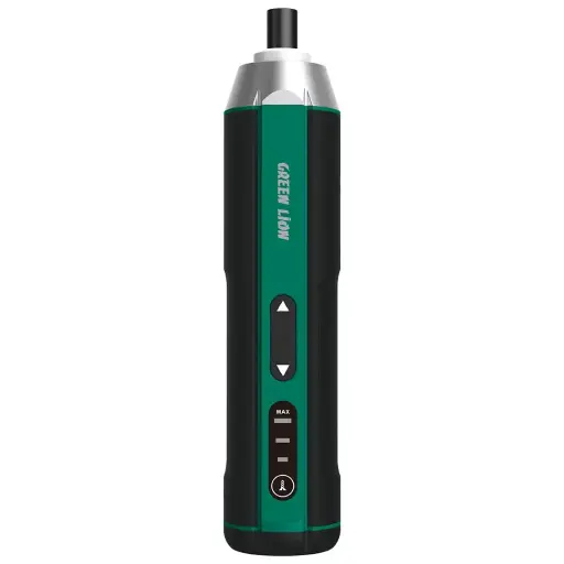 {GNGSD17CSBK} Green Lion GSD17 Cordless 17 IN 1 Screwdriver Set - 3.7V 1500mAh -Black