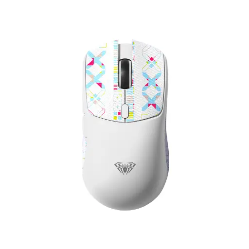 AULA SC580X Wireless Gaming Mouse 10,000 DP WHITE