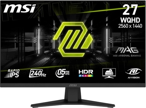Msi 27 2K 240Hz 0.5ms GTG IPS MAG 275QF X24 Gaming Monitor