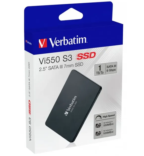 1TB SSD SATA III Verbatim Vi550 S3 3D NAND Technology