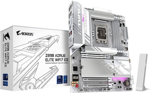 GIGABYTE Z890 Aorus Elite Wi-Fi 7 Ice LGA 1851 ATX Motherboard