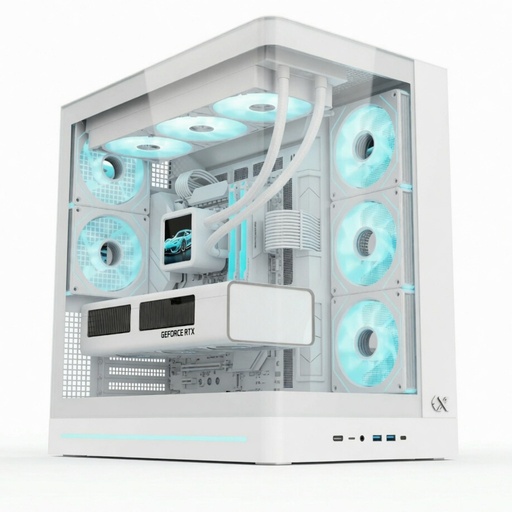  PC FULL WHITE AMD Ryzen 9800X3D & GeForce RTX5090 GDDR7