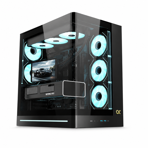 PC Ultra 9 285K & GeForce RTX 5070 GDDR7, RAM 32GB Kit DDR5 2x16 8000 MHz RGB, PCIe 5.0 NVMe M.2 SSD read speeds up to 14,000MB/s
