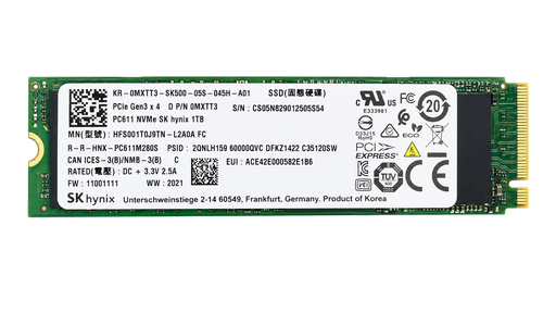 USED PC611 NVMe SK hynix 1TB M.2