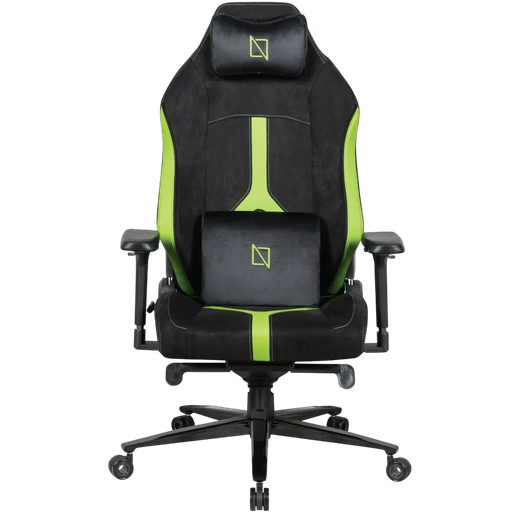 Navodesk Apex Pro Max Evo Series (BLACK/GREEN) High Back Gaming Chair, MAG Swappable Metal 4D Armrests, 4-Way Lumbar Support, Class 4 Hydraulics, 155° Recline, HyperSuede Fabric | APEXPROMX-EVOHS-LMG