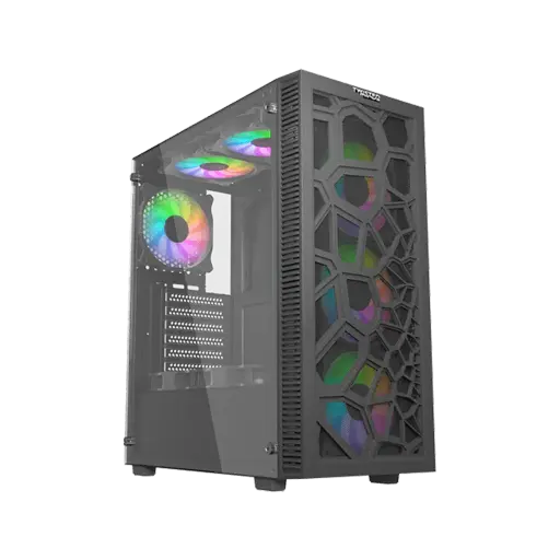 Twisted Minds 03 Spider Mid Tower Gaming Case 3 FANS - TM-GM-II-B 