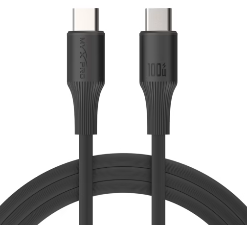 MYX PRO Turbo VoltMAX 100W USB-C Cable – Fast Charging-BLACK
