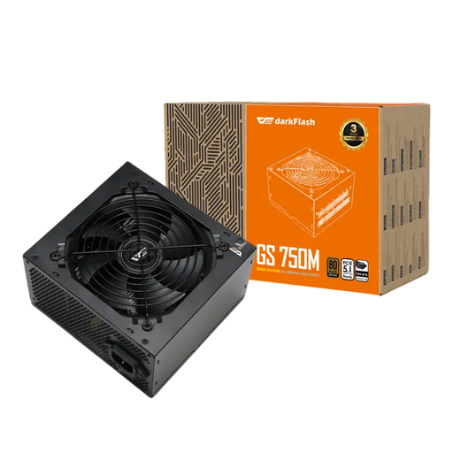 POWER SUPPLY DarkFlash GS750M 750W 80+ Bronze PCIe 5.1 Ready Full Modular