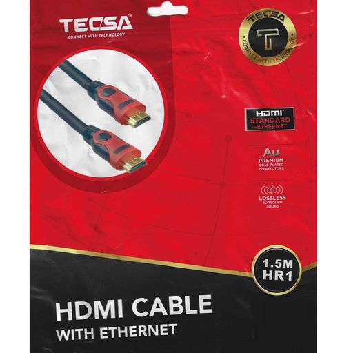 [GS0634] HDMI CABLE 1.8M TECSA