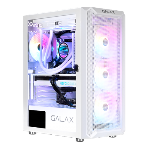 [GS0448] GALAX Revolution– 07 white Gaming Case 4 FAN