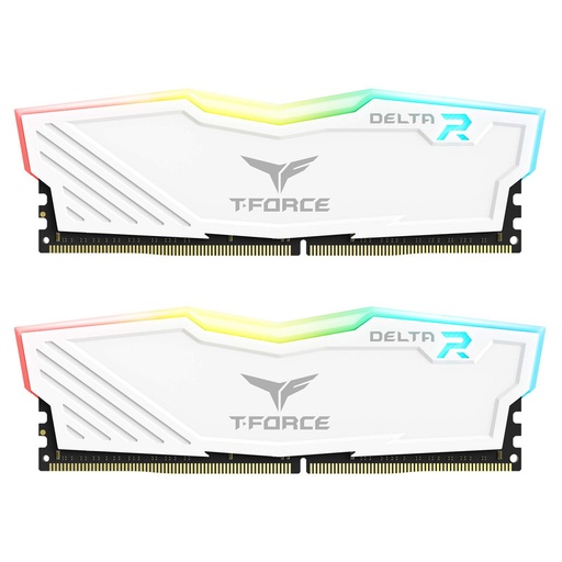 [GS1254] RAM 16GB 3600MHZ RGB 8X2 TEAM T-FORCE WHITE