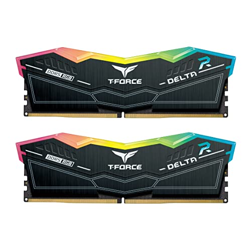 [GS1301] RAM T-FORCE RGB 64GB (2x32GB) 6000MHz DDR5 - BLACK