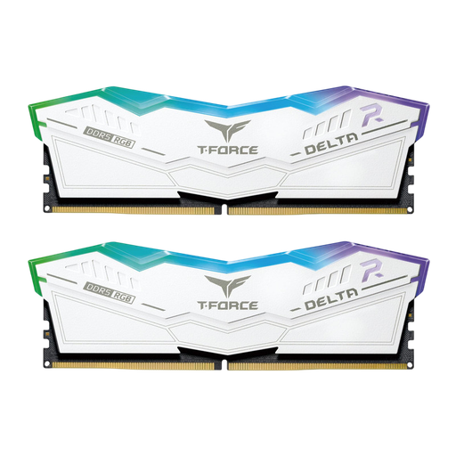 RAM T-FORCE RGB 32GB 16X2 6000MHz DDR5 - WHITE CL38