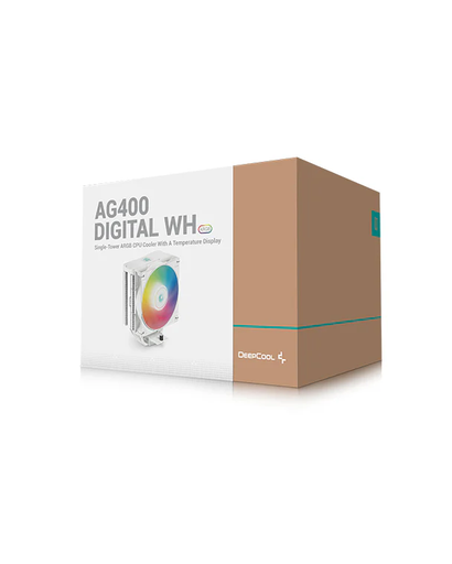 [GS0312] COOLER DEEPCOOL GAMMAXX AG400 WHITE DIGITAL RGB